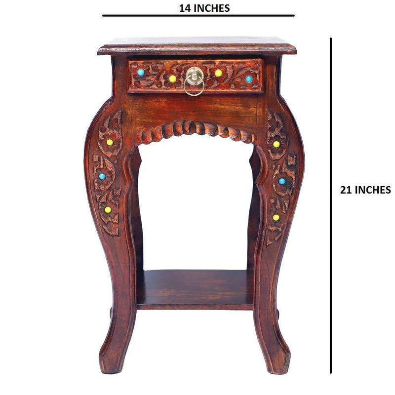 Wooden Stool for Living Room-Decorlay