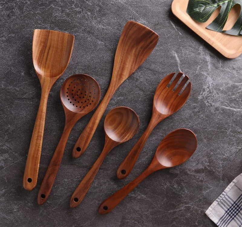 Wooden Spoon Set/Kitchenware/Cookware Serving and Cooking Spoon