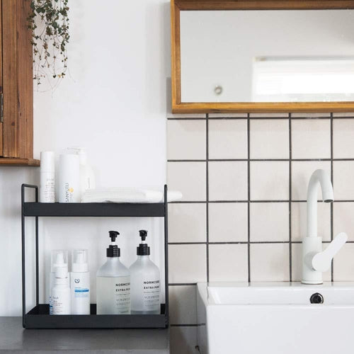 Wrought Iron Kitchen Bathroom Rock, Space saving Idea-Decorlay