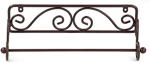 Wrought Iron Wall Mounted Tissue Paper roll Holder-Decorlay