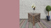Wooden Antique Triangle Shaped Stool/Chair Size(Lxbxh-14X14X11) Inch