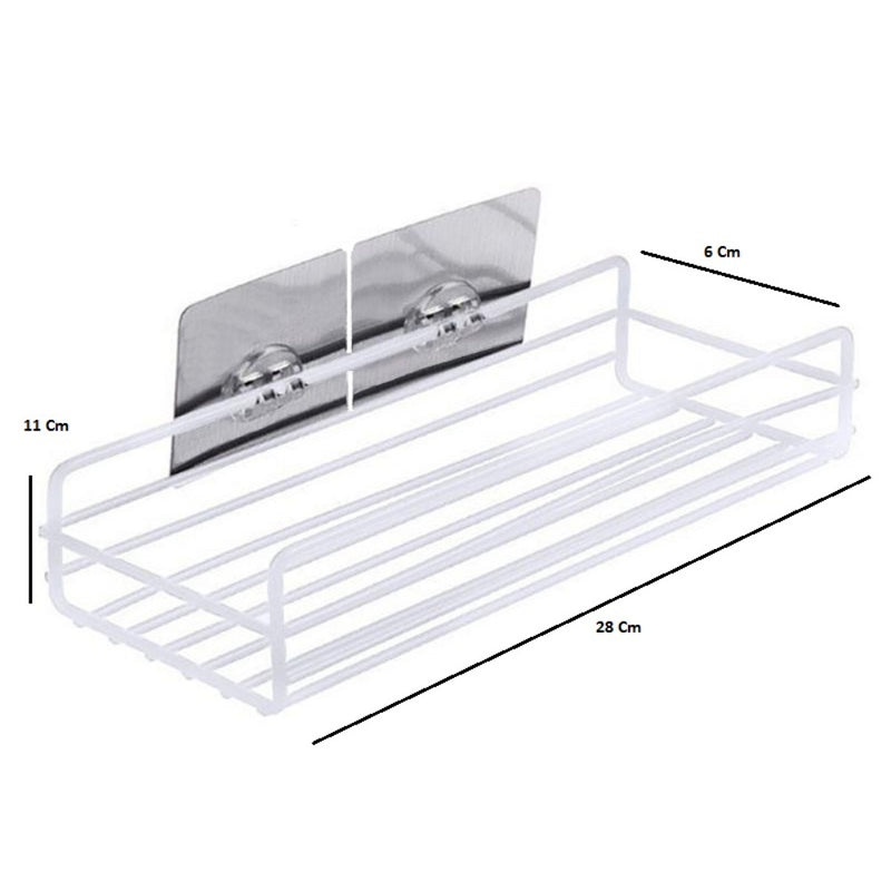 Multipurpose Kitchen / Bathroom Rack Wall Mounted Holder